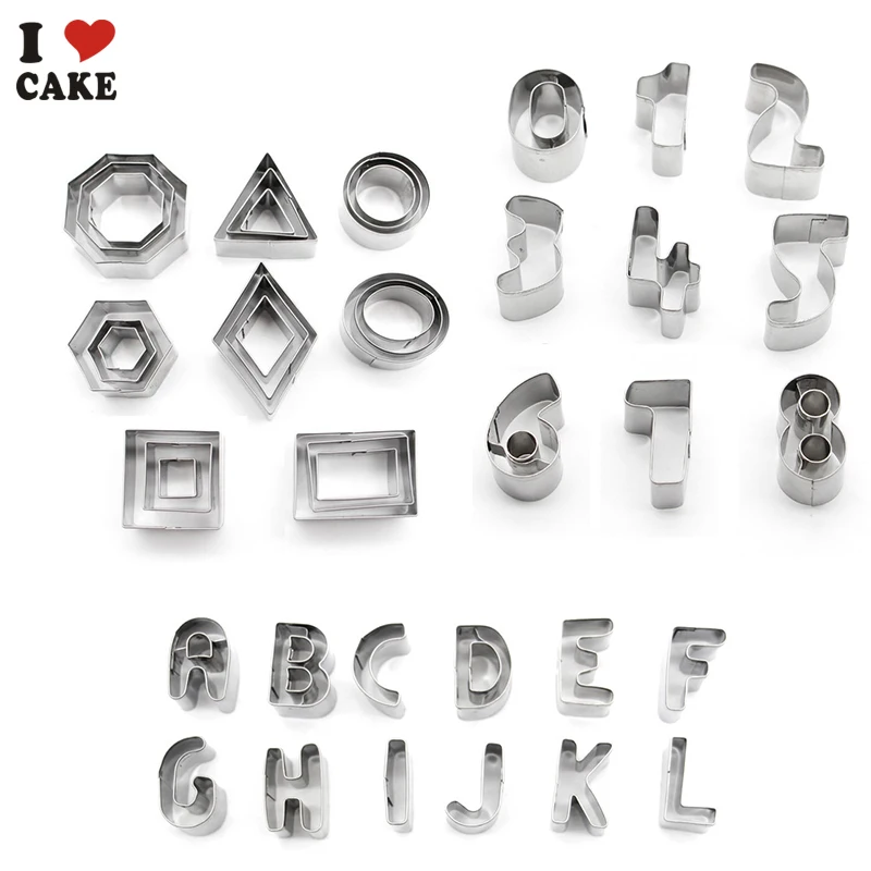 Letter number cake pan set cake decorating tools kitchen bakeware