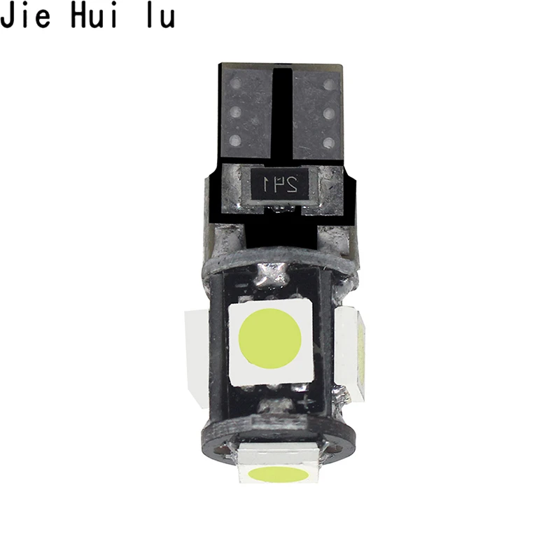 1 шт. автомобильные светодиодсветодиодный лампы T10 5 SMD 5050 W5W 194 5SMD|Сигнальная лампа|