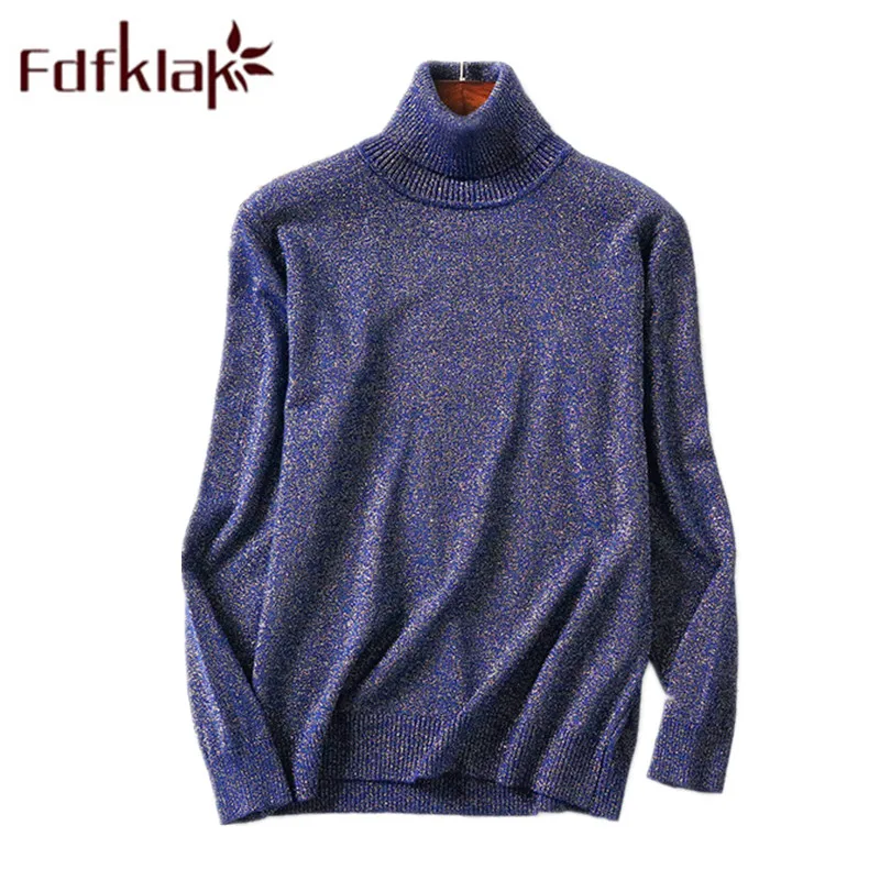 

Women's Knitted Sweater Pulovers Fall Sweaters 2019 New Korean Fashion Pull Femme Spring Autumn Turtleneck Sweater Fdfklak