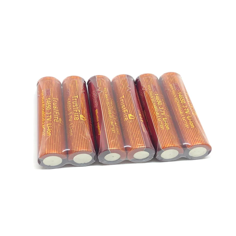TrustFire IMR 14650 3,7 V 950mAh литиевая высокий поток энергии перезаряжаемый аккумулятор для электронных сигарет выход 10А батареи