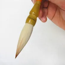 Китайская каллиграфия кисти ручка пейзаж цветок птица кисть для китайской живописи Weasel шерстяное множество волокон Хоппер-фигурные кисти