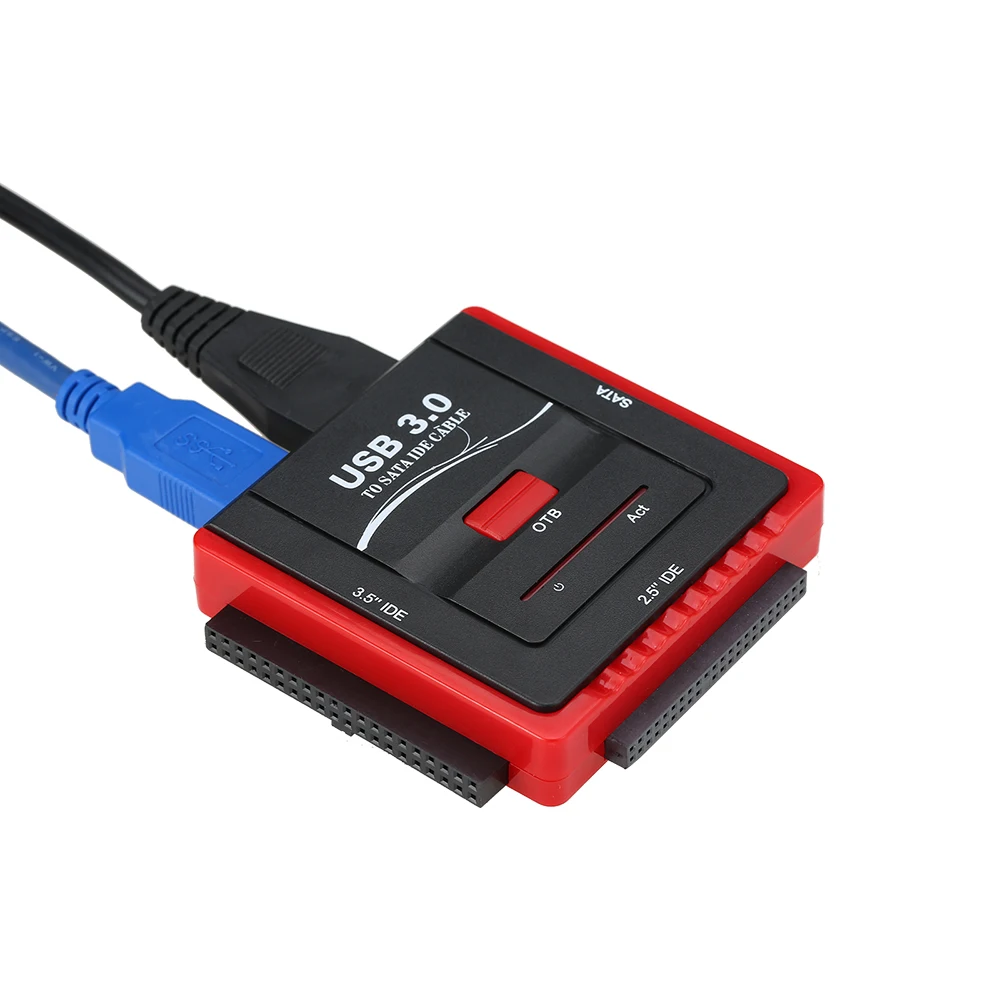 

USB 3.0 To SATA/IDE Adapter Hard Drive Converter for Universal 2.5/3.5 HDD/SSD Hard Drive Disk With Power Supply