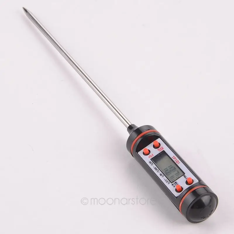 

Popular Portable Kitchen BBQ Cooking Food Meat Probe Digital Thermometer Probe Temperature Testing Thermometers
