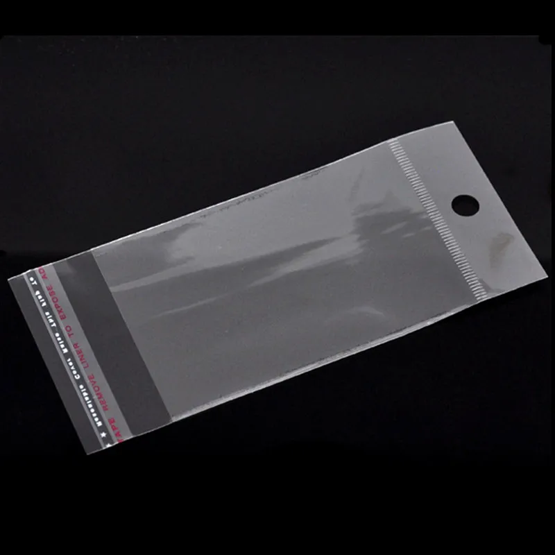 

1000 Clear Self Adhesive Seal Plastic Bags Free shipping 13.5x6cm (Usable Space 9x6m)