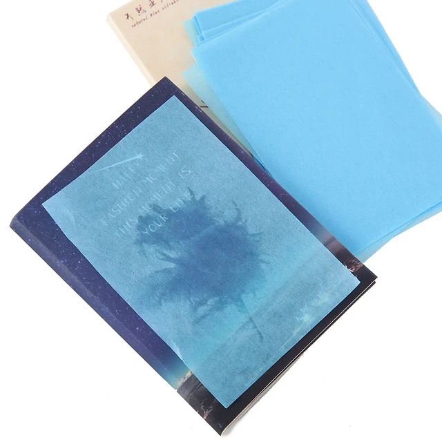 50pcs/Box Oil Control Face Cleansing Paper Blotting Sheets Face Oil