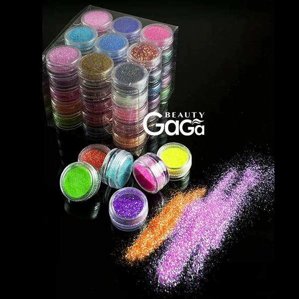 

BNG 45colors/lot 3D Nail Art Fine 0.01mm Gloss Glitter Powder DIY Designer Gel Nails Polish Design Decorations Tool Kit