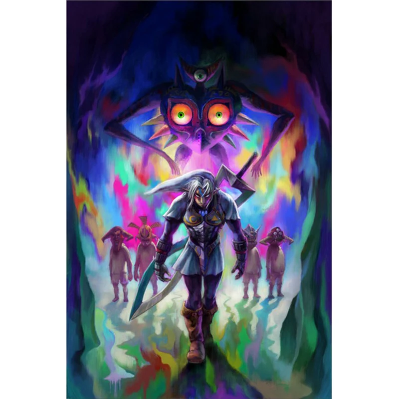 The Legend Of Zelda Breath 5d DIY diamond painting full square wall