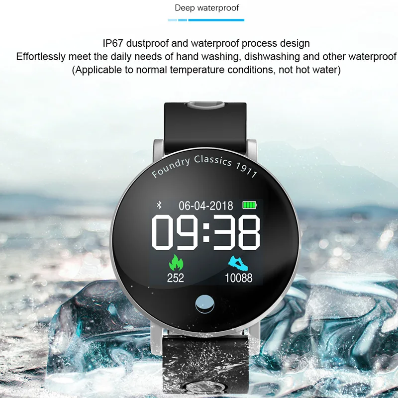 Smart Watch Men Women Heart Rate Monitor Blood Pressure Pedometer Running Fitness Tracker Sport Intelligent Watch For Androd IOS