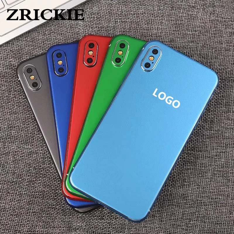 

ZRICKIE For iPhone X Phone Stickers Ice Surface Back Film for iPhone X Screen Protector Protective Cover Paster Decorative Film