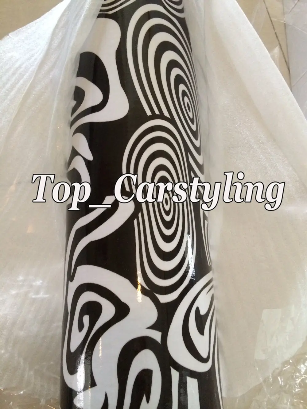 black embossed vinyl car wrap stickerbomb camouflage black white foile (1)