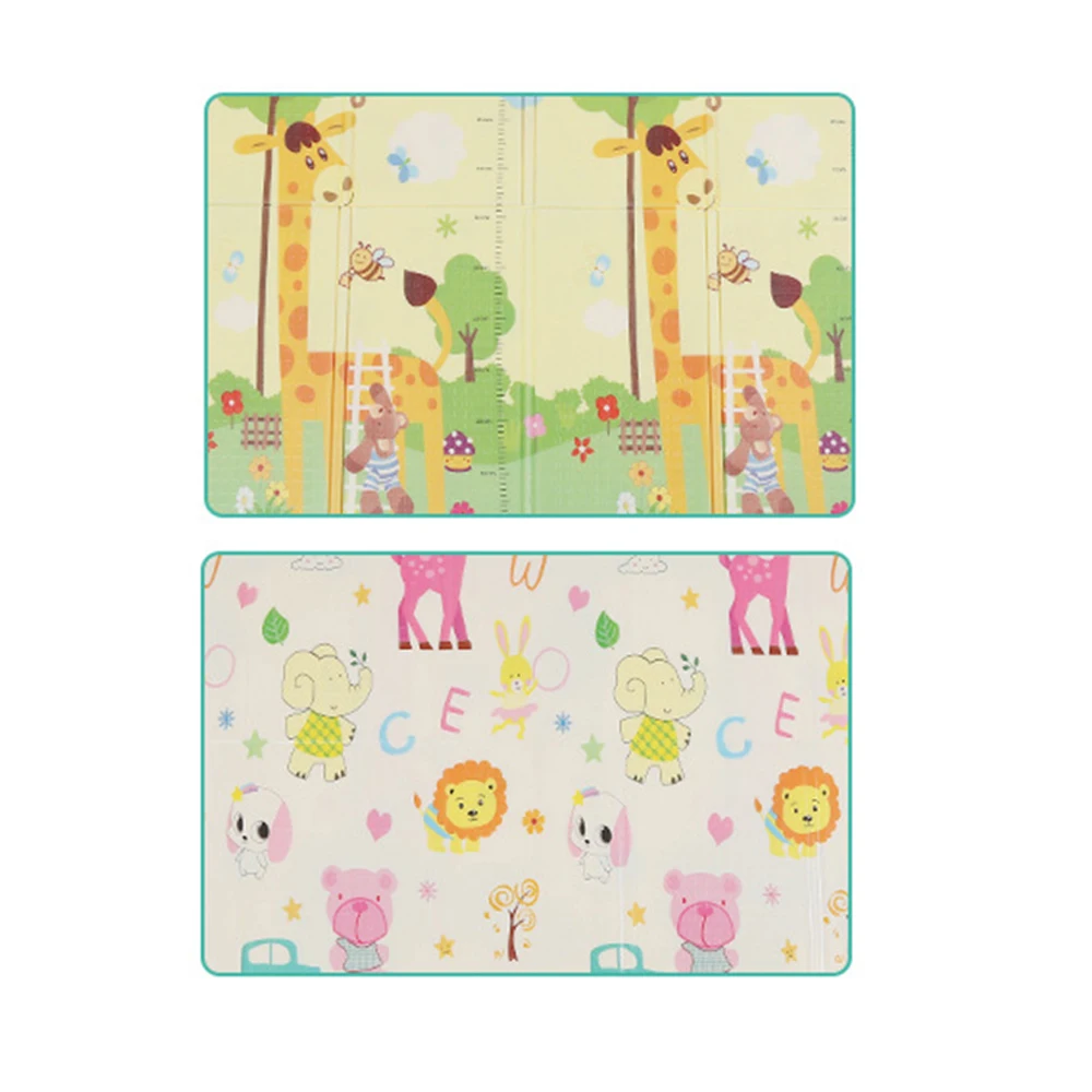 

Infant Baby Foldable Play Double-sided Mat Thickened Home Baby Room Splicing Child Climbing Mat Kids Rug Playmat Developing Mat