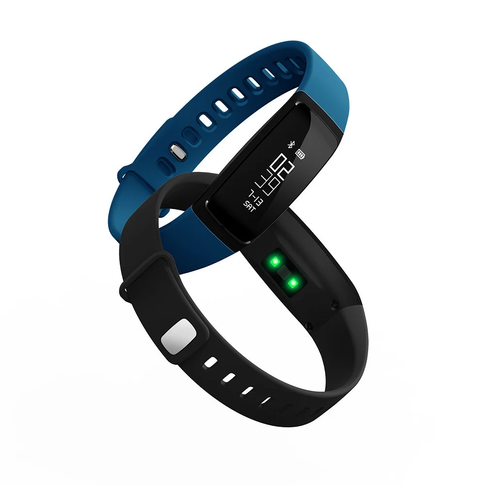 SmartBand V07 Смарт Браслет часы монитор сердечного ритма крови Давление браслет Фитнес трекер SMS для Android/IOS Телефон