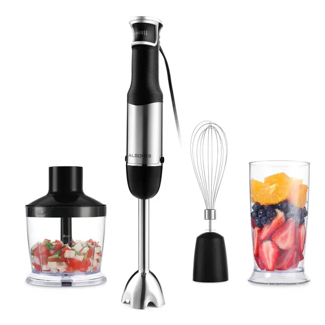 ALBOHES HB 2065B Hand Blender 4 In 1 Portable Blender For Kitchen Food