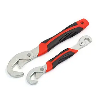 

Adeeing 2PCS Universal Adjustable Wrench for Auto Repairing Metal Working (Big & Small)