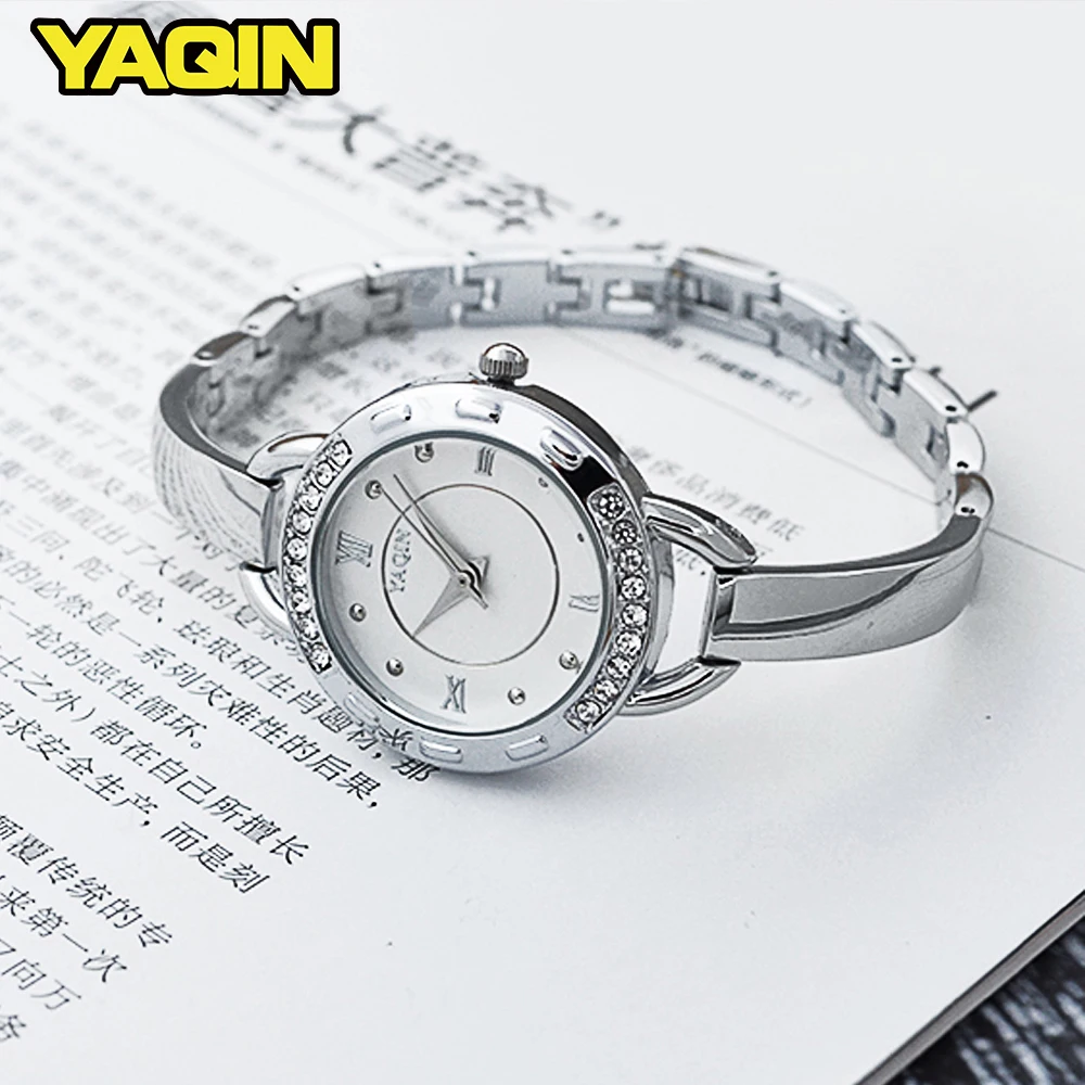 2018 Women Rhinestone Quartz Bracelet Watches Diamond Dress Luxury Brand Watch Ladies Elegant Fashion Simple Relogio Feminino