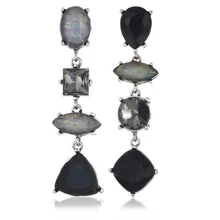 Шикарные Модные женские ассиметричные серьги ручной работы, уникальные цыганские серьги в стиле бохо, тибетские ювелирные изделия