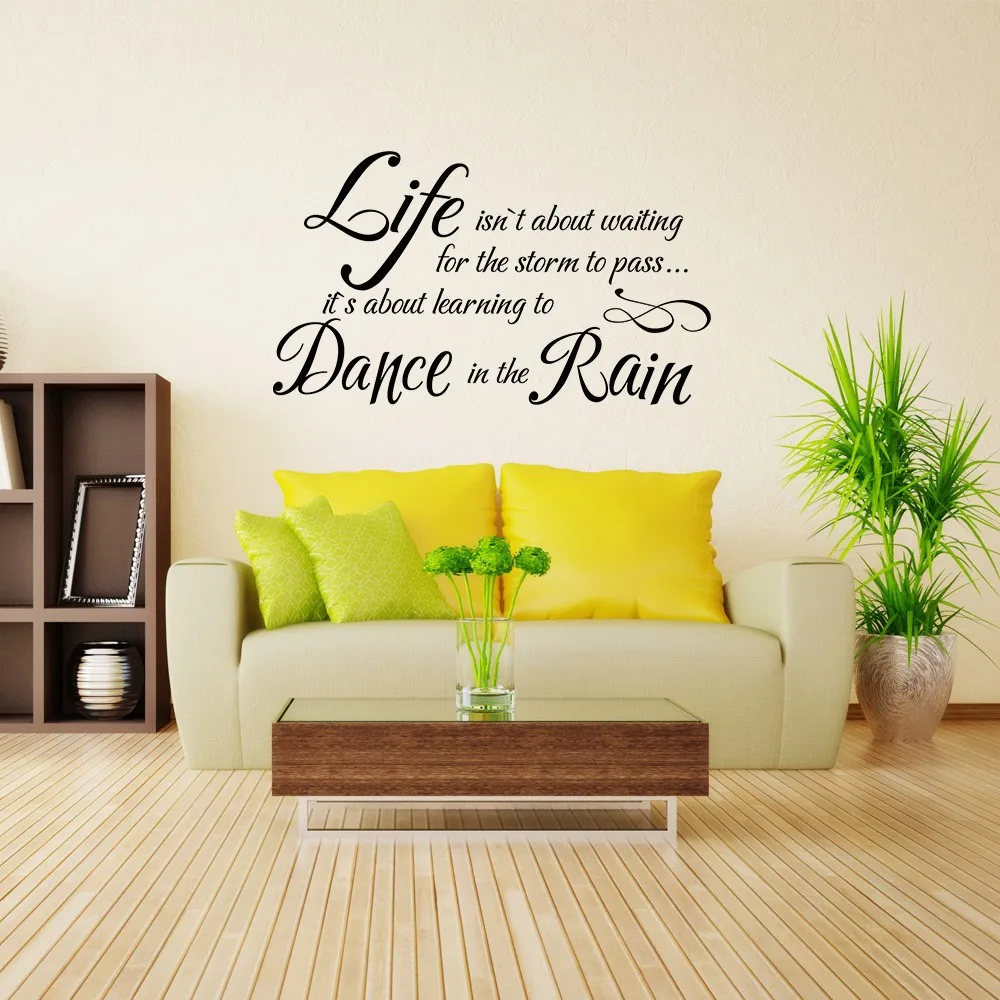LIFE..STORM LIVING ROOM WALL STICKER ART DECALS QUOTES 