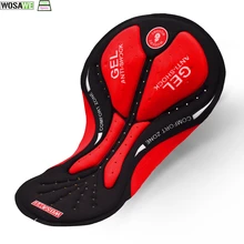 WOSAWE Мужские велосипедные шорты с 3D гелевой подушкой для горного велосипеда, велосипедного нижнего белья, противоударные удобные велосипедные аксессуары