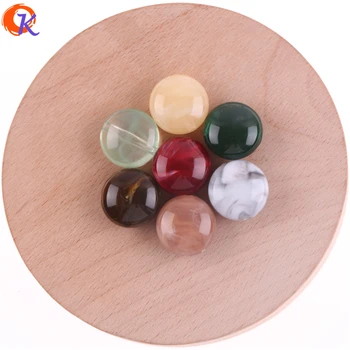 

Cordial Design AAA Quality 10x17MM 100Pcs/Lot Round DIY Earring Accessories Acrylic Marble Effect Bead For Jewelry Making