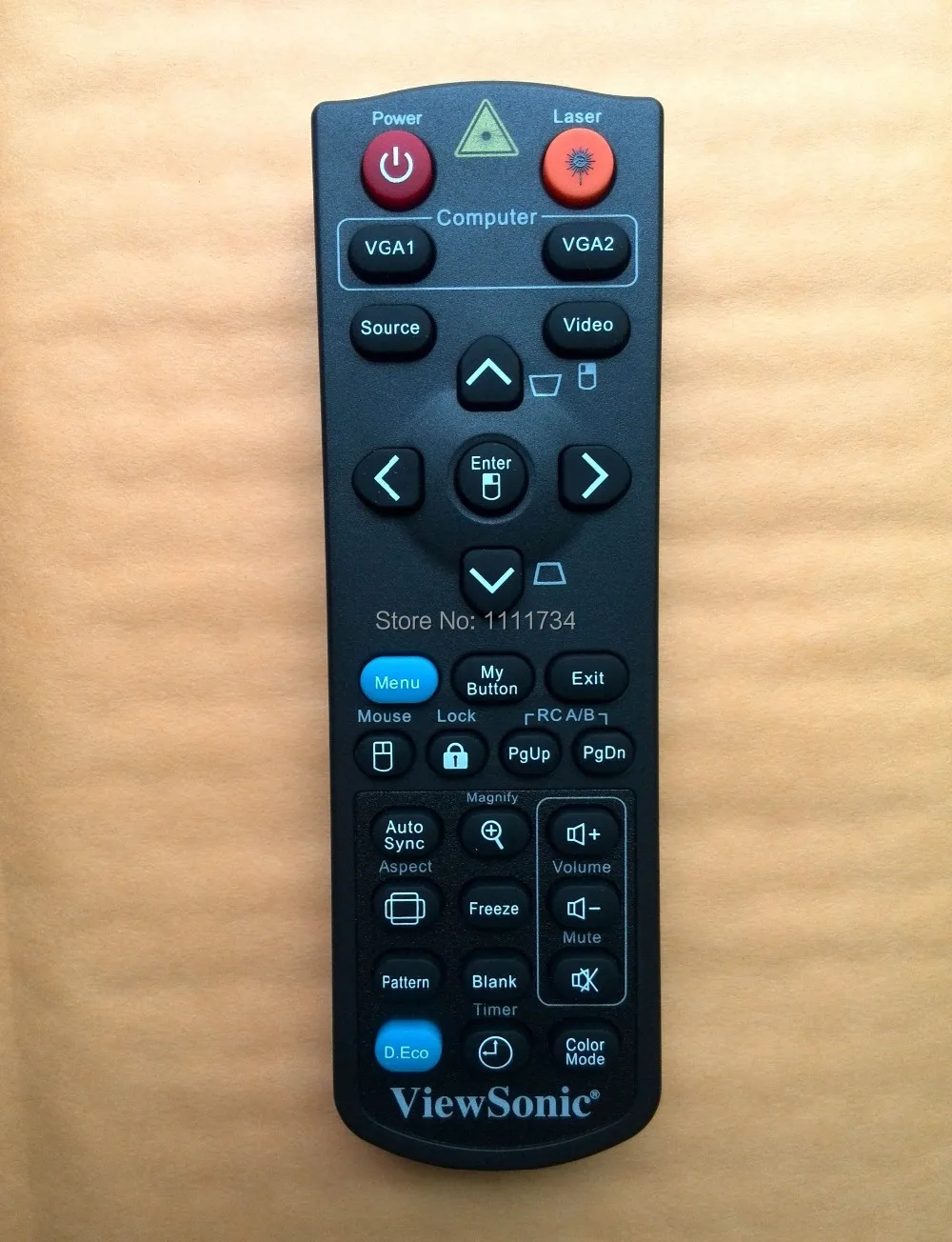 100 New original projector remote control with Laser For ViewSonic