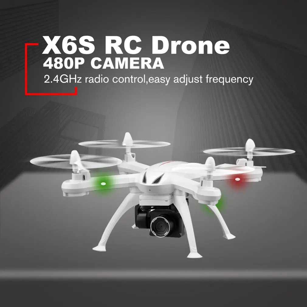 

Drone X6S HD camera 480 p/720 p/1080 p quadcopter fpv drone een knop terugkeer vlucht hover RC helicopter VS XY4 VS
