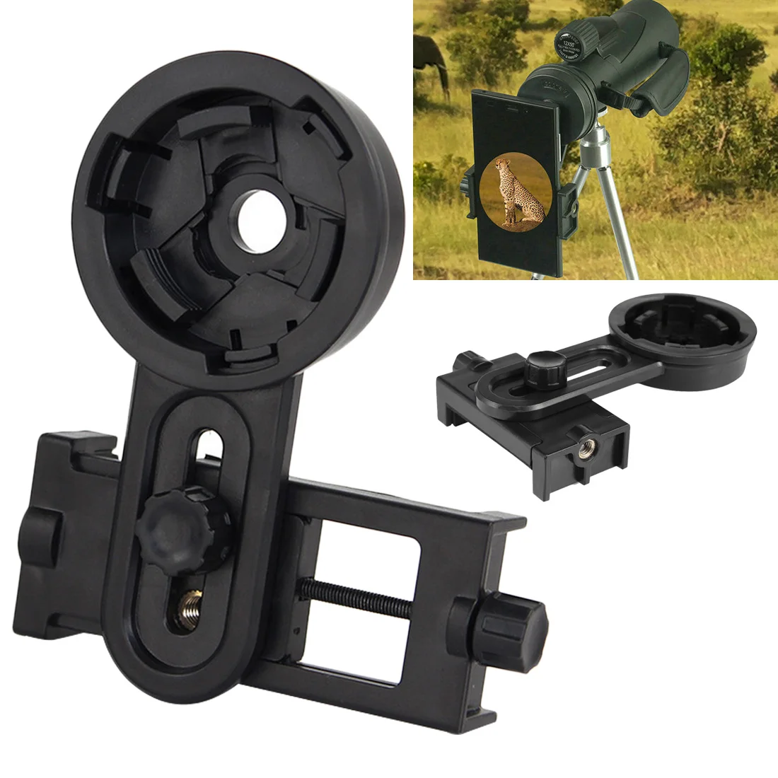 

Universal Holder Adapter Clip Mount Bracket For Mobile Smart Phone Optical Monocular Telescope