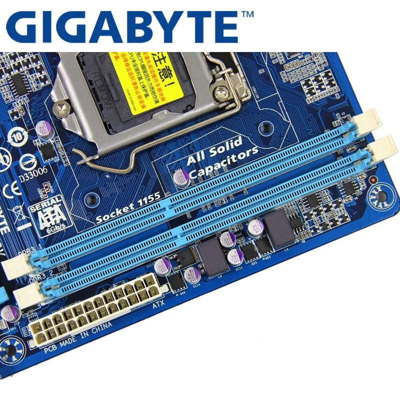 GIGABYTE GA-B75M-D3V настольная материнская плата B75 Socket LGA 1155 i3 i5 i7 DDR3 32G Micro ATX оригинальная B75M-D3V материнская плата H61