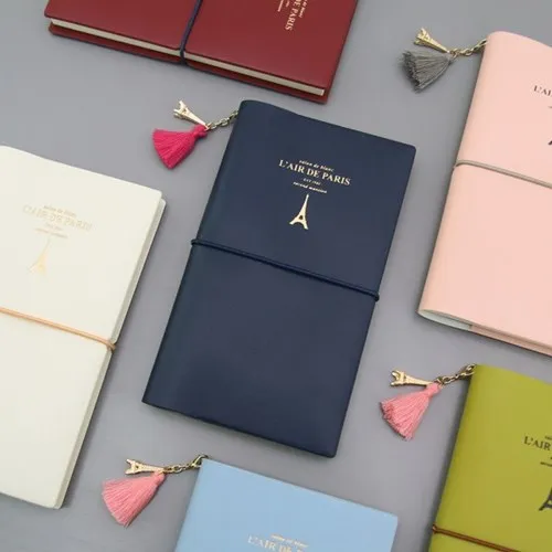 

2018 LANC DIARY Creative Paris Theme Band Journal 160P Neww Monthly Weekly Planner Gift 9.8*16.8cm