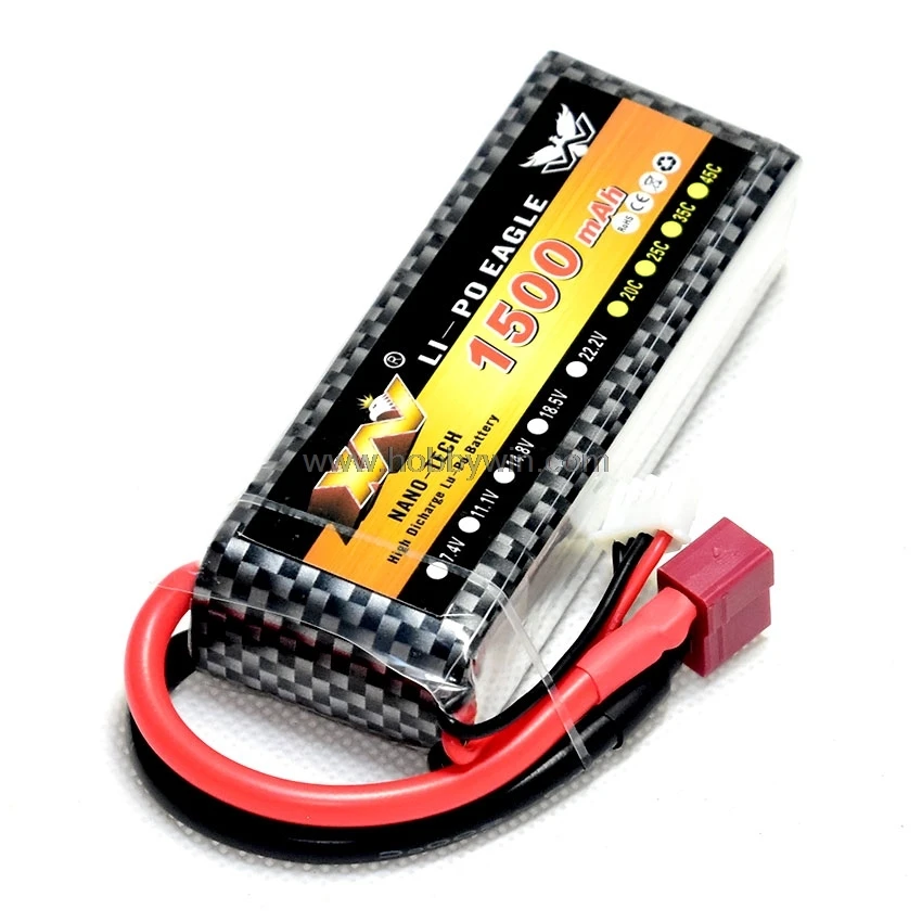 11 1 V/3S 1500mAh 30C литий полимерный аккумулятор T образный разъем для вертолета FPV дрона