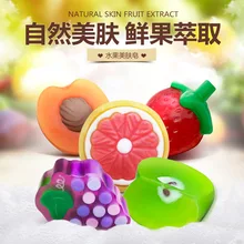 Фрукты Лица мыло ручной работы эфирное масло мыло очищающее масло глубокого очищения пор черный умывание код SBF037