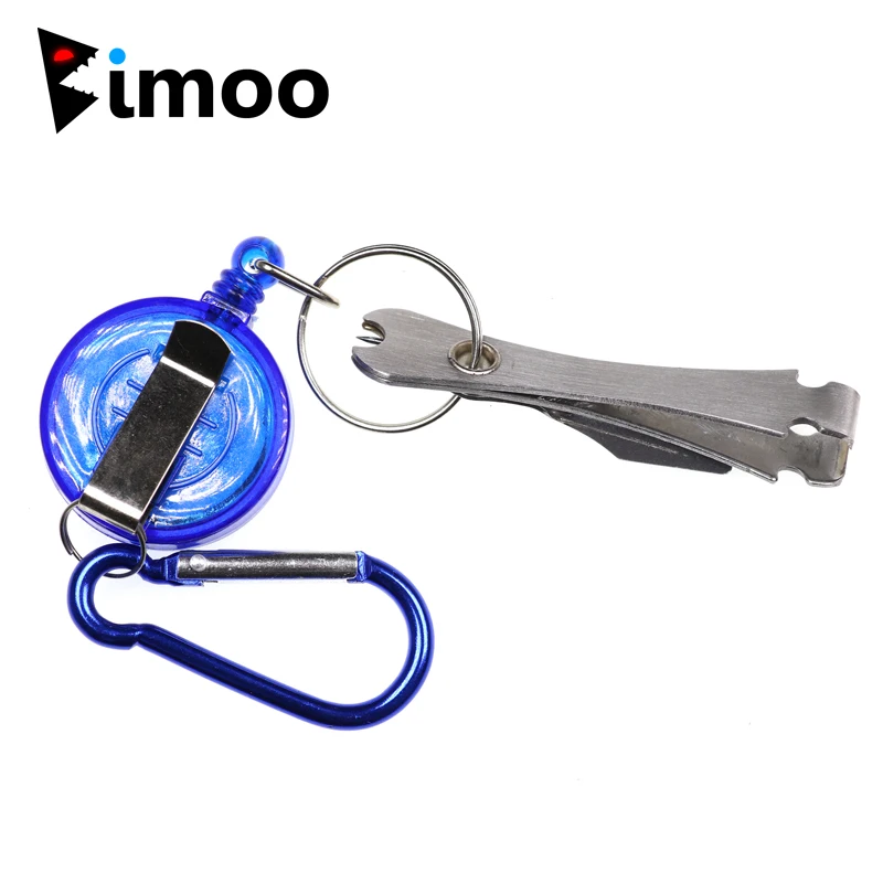 

Bimoo 1Piece Fly Fishing Line Clipper + Knotting Tool + Hook Eye Cleaning needle + Line Extractor for Cloth and Belt Holder Tool