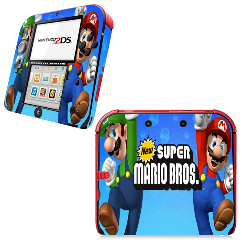 Для Super Mario виниловая наклейка на кожу наклейка для 2DS Скины Наклейка s для nintendo 2DS виниловая Защитная Наклейка