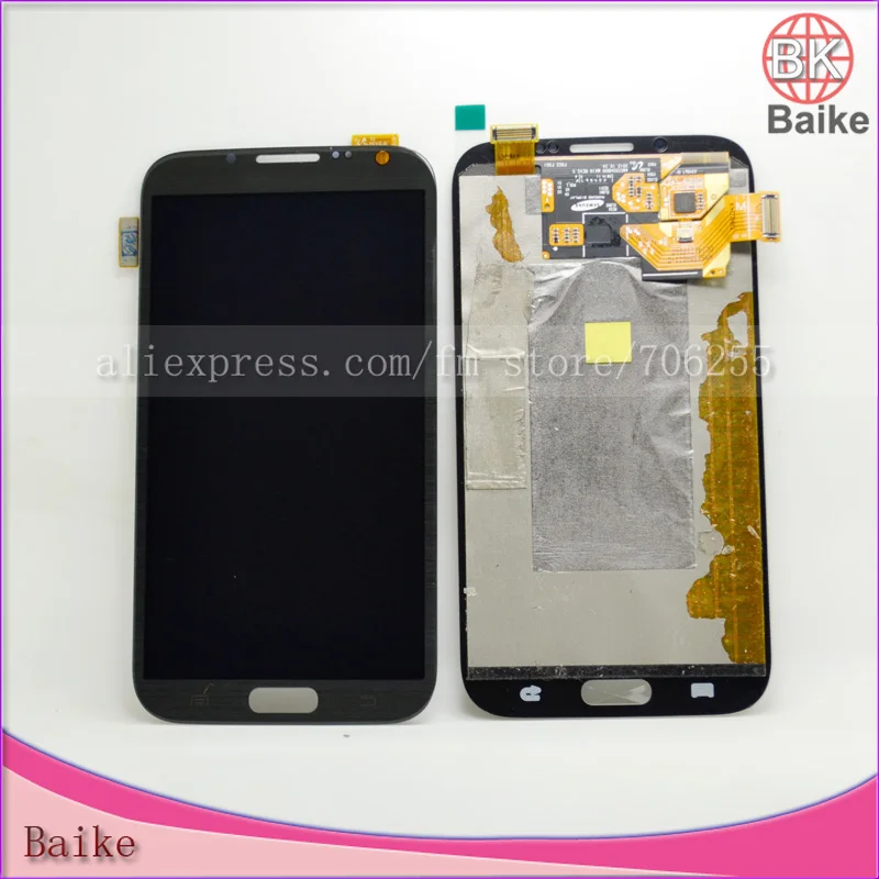 

100% Tested for Samsung Galaxy Note 2 Ii N7100 Lcd Screen Display + Touch Screen Digitizer Assembly White Grey