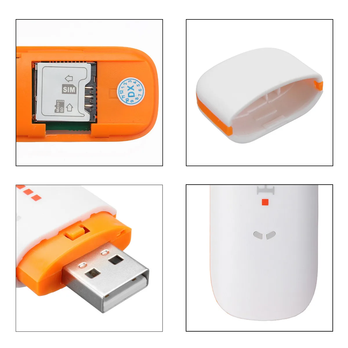 Мини usb-модем HSDPA \ HSUPA \ HSPA+ USB Dongle STICK sim-модем 7,2 Мбит/с 3G/4G беспроводной сетевой адаптер с TF sim-картой
