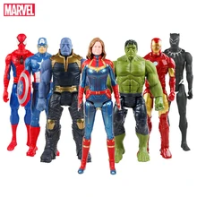 Marvel avengers 4 final 30cm super herói bonecas hulk homem de ferro capitão américa thor wolverine figura de ação brinquedos crianças presente
