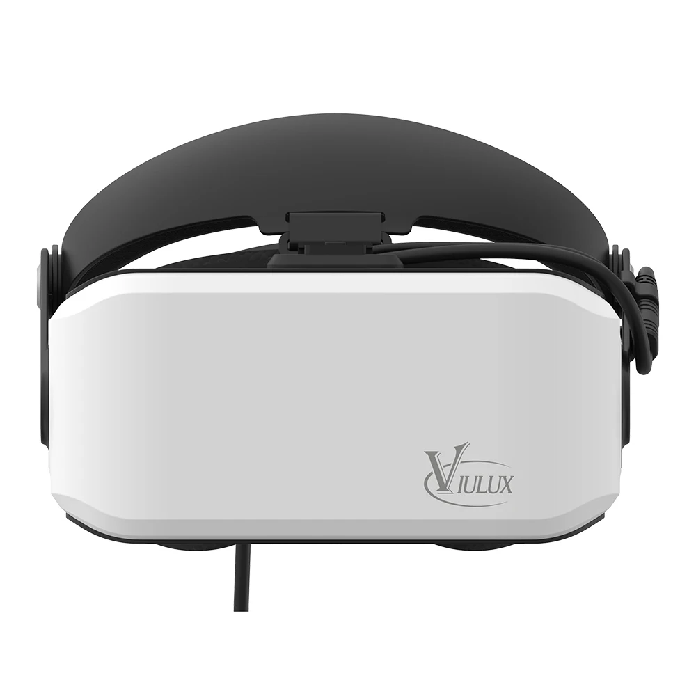 

VIULUX V8 PC Helmet 3D Glasses Headset Game Movie Virtual Reality Headset PC Connected Head-mounted Display Rate For Computer