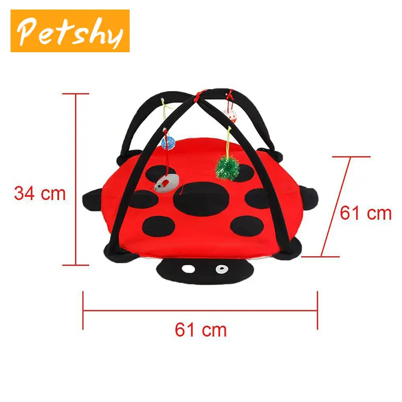 Милая кровать Petshy для домашних животных Игровая палатка кошек переносной