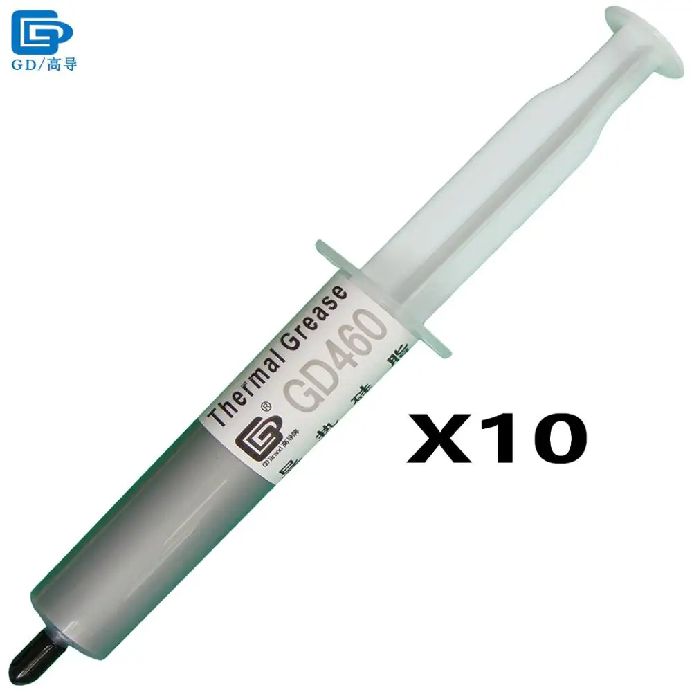 GD460 Thermal Conductive Grease Paste Silicone Plaster Heat Sink Compound 10 Pieces Net Weight