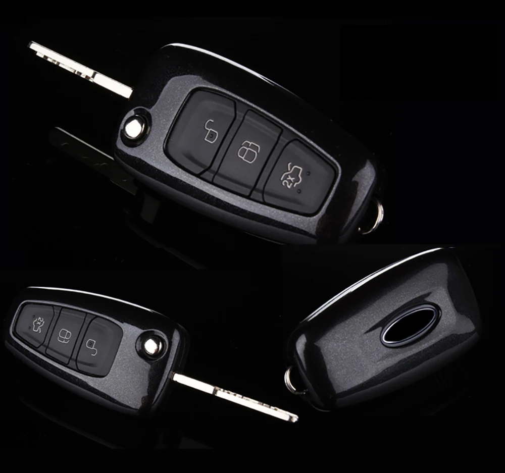 Для Ford New Focus Escape Ecosport ABS Автомобильный складной ключ защитный чехол для ключа авто пульт дистанционного управления аксессуары для ключей