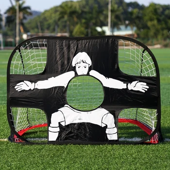 

Newest Portable Folding Children Football Goal Door Set Football Gate Outdoor Sports Toys Kids Soccer Door Set Cool Gifts