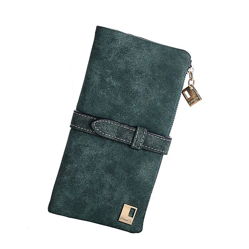 

Women's wallets with frosted leather Korean version long lady wallet2018 new popular model bag Korean version Korean version