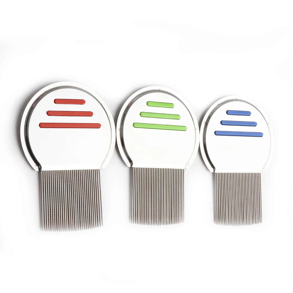 

Lice Comb Treatment Louse Combs Nit Removal Removes Nits Stainless Steel Brush For Kid Adult Professional Terminator Long Teeth