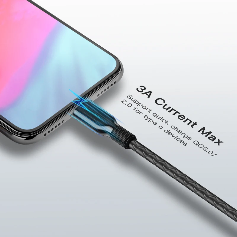 Suntaiho usb type-C кабель для samsung S10 USB C кабель для Xiaomi Redmi Note 7 провод для быстрого заряда USB-C шнур для зарядки мобильного телефона