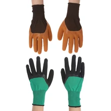 Многофункциональная пена, латекс с покрытием ладони, рабочая нейлоновая прокладка, вязаные перчатки