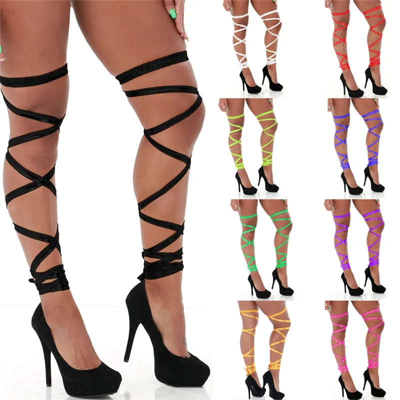 Hot Sale High Quality 1 pair Sexy Leg Thigh Belt Waist Elastic Strap PU  Garter Belt Pair of Non-Slip Rave Leg