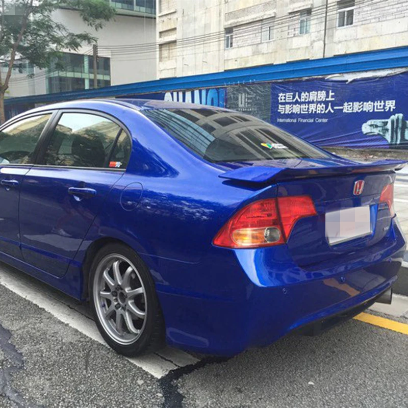 

For Honda Civic Spoiler High Quality ABS Material Car Rear Wing Primer Color Rear Spoiler 2006 2007 2008 2009 2010 2011 civic