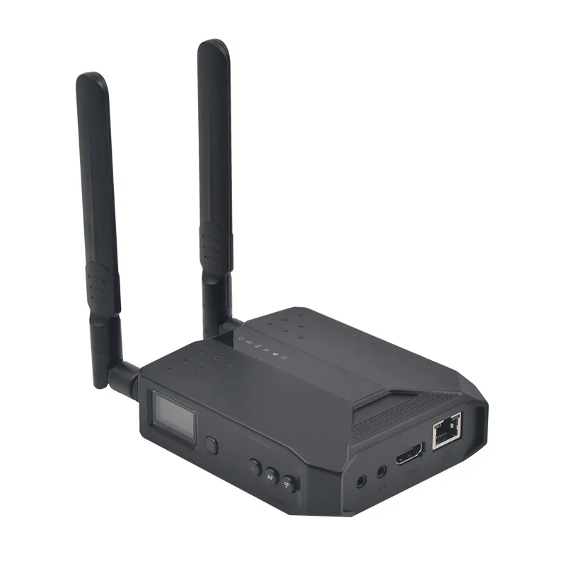 Wifi/4G потоковый кодировщик HDMI Mine Q7 H.265 H.264 мобильное приложение управление 4G LTE/wifi для Youtube Facebook