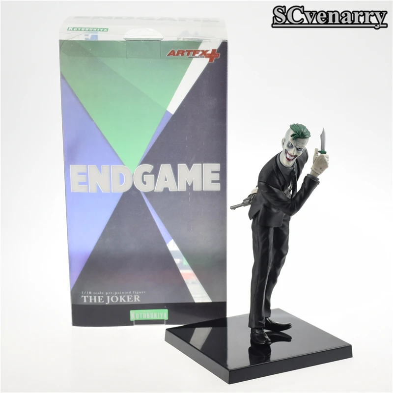 18cm DC COMIC ARTFX + STATUE Kotobukiya The Joker pre paintied Figure PVC Action Figure Model