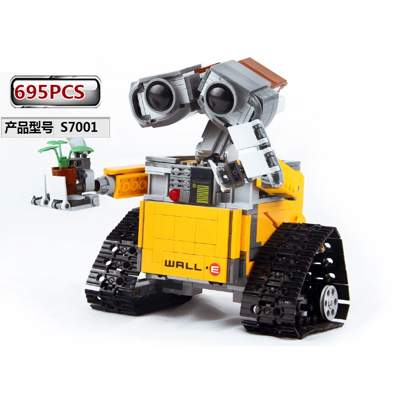 

687Pc Toys For Children Compatible Legoingly technic Creators Idea Robot WALL E Action Figures Building Block Birthday Gifts