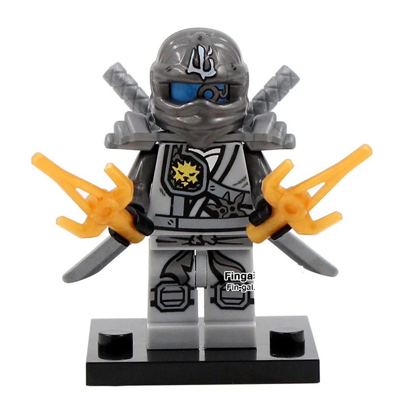 Koop SingleSale Titanium Zane Kai Jay Cole Phantom Ninja minifig Monteren Model Bouwstenen Kids Kinderen Speelgoed Geschenken